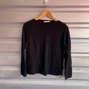 The Fold boat neck merino wool sweater